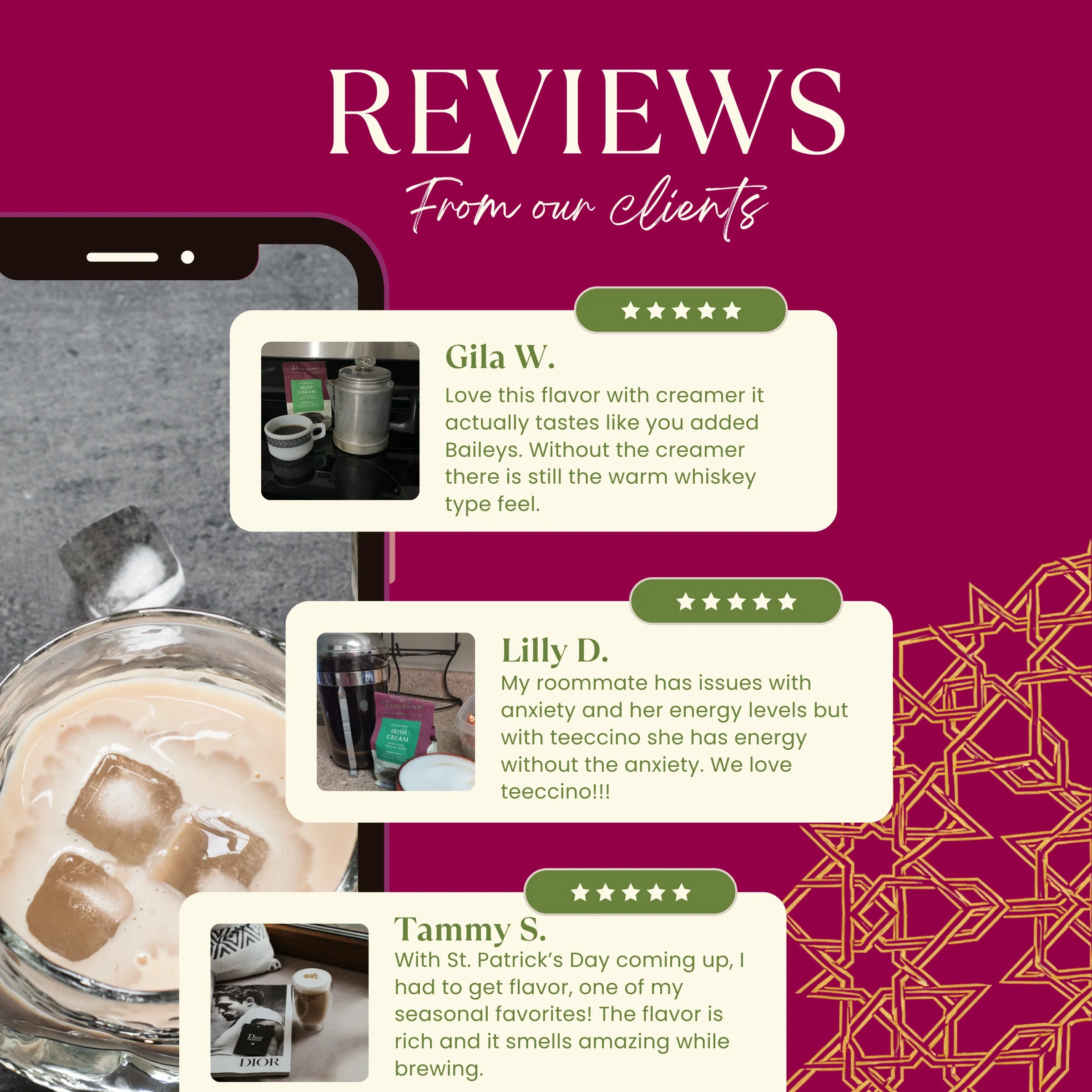 Irish Cream Herbal Coffee - Image 2
