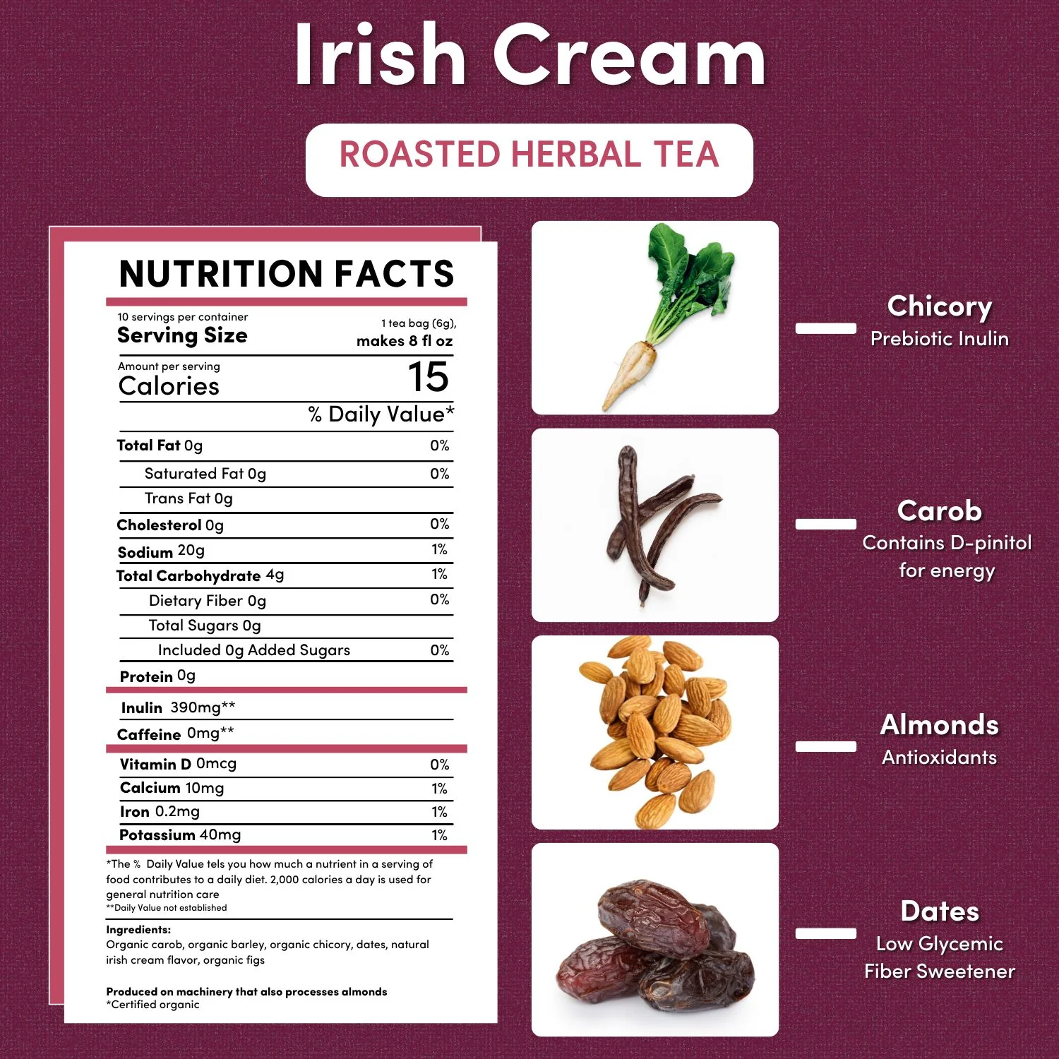 Irish Cream Roasted Herbal Tea - Image 8
