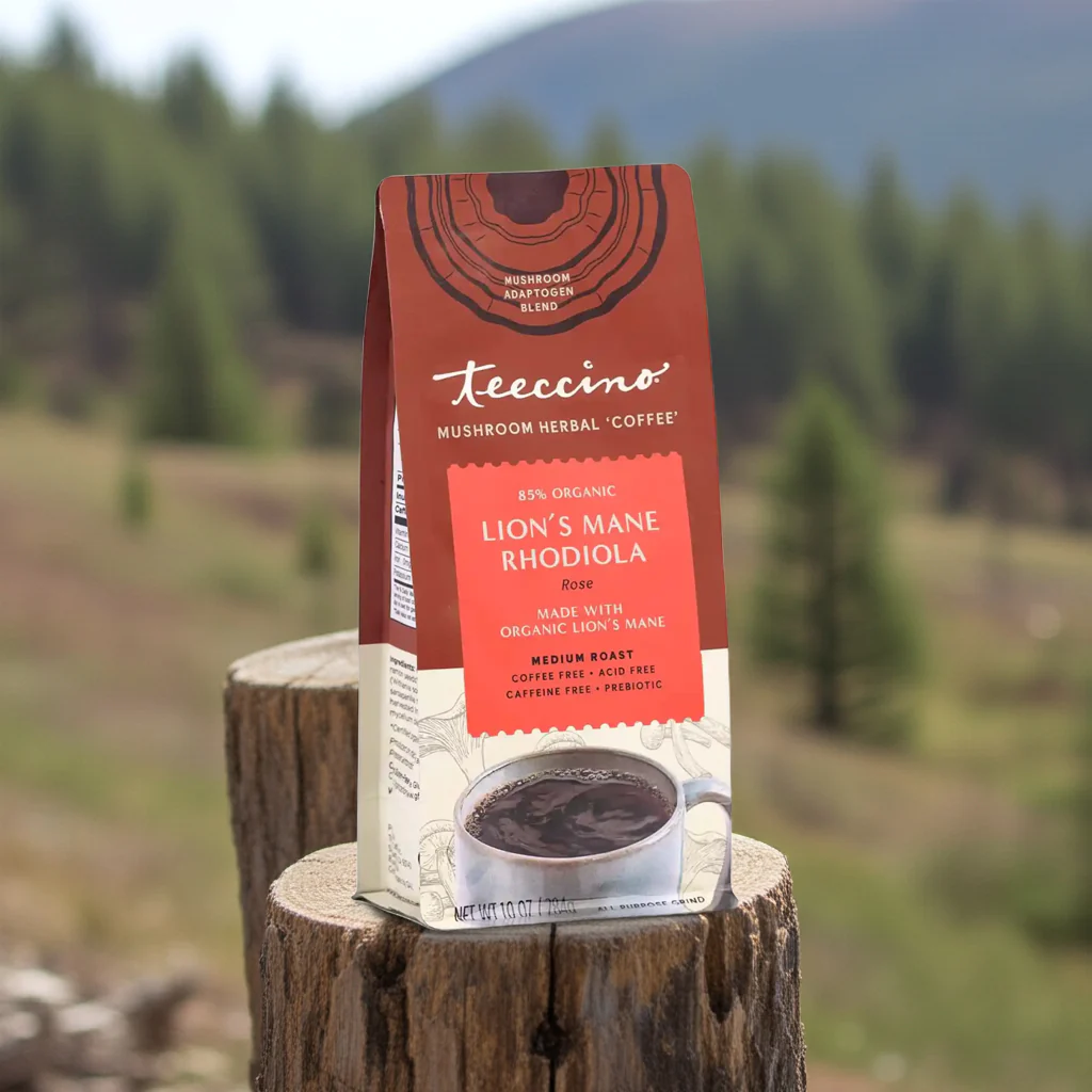 Lion's Mane Rhodiola Rose Mushroom Herbal Coffee - Image 4