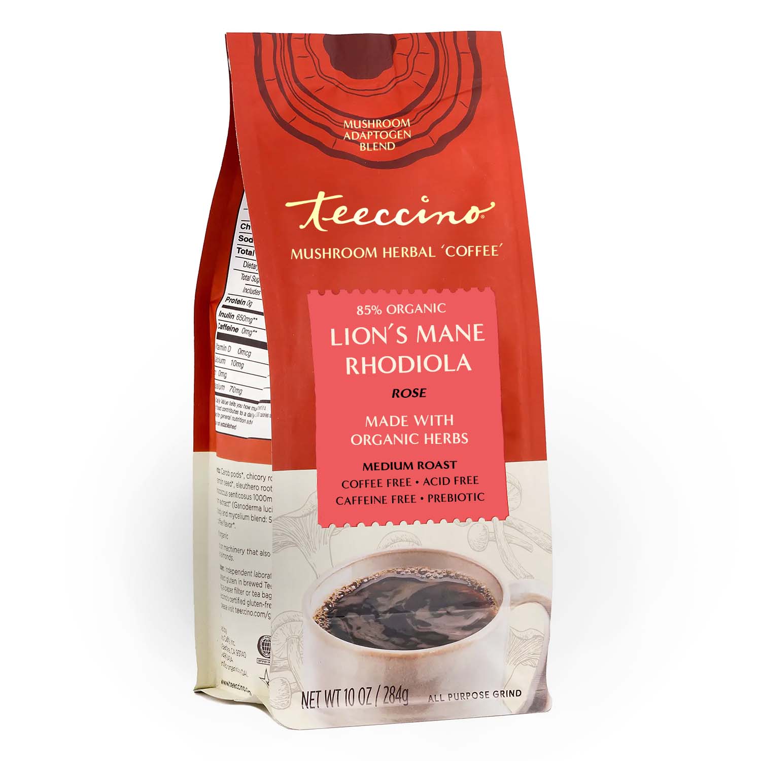 Lion's Mane Rhodiola Rose Mushroom Herbal Coffee - Image 5