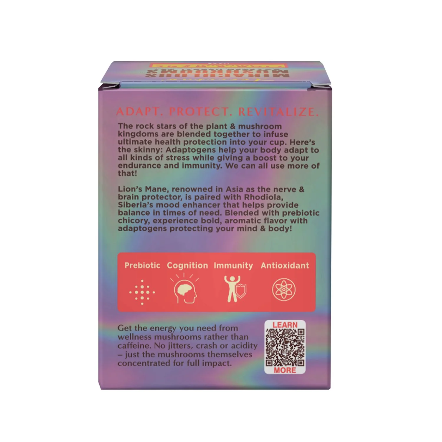 Lion's Mane Rhodiola Rose Mushroom Herbal Tea - Image 19