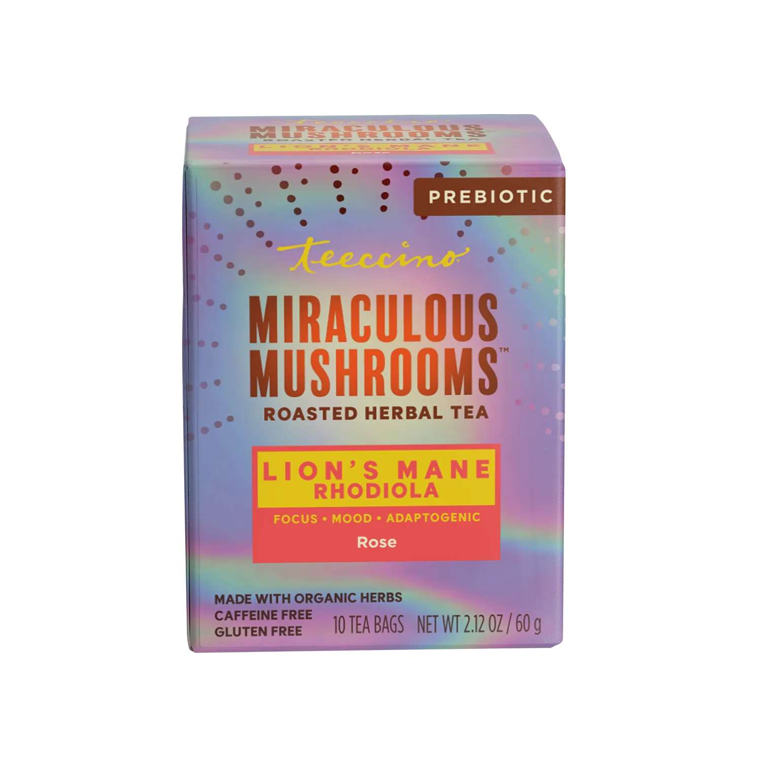 Lion's Mane Rhodiola Rose Mushroom Herbal Tea - Image 25