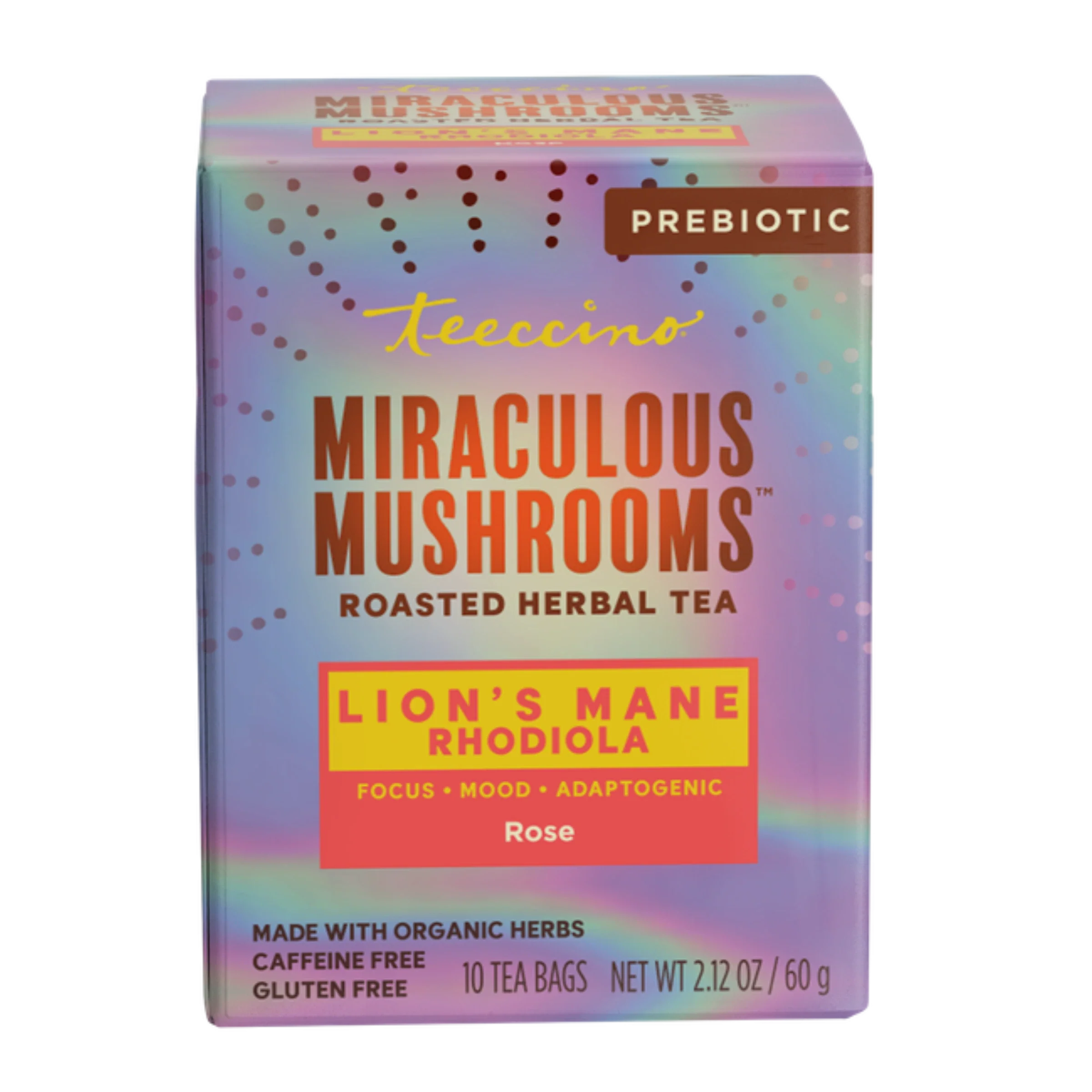 Lion's Mane Rhodiola Rose Mushroom Herbal Tea - Image 3