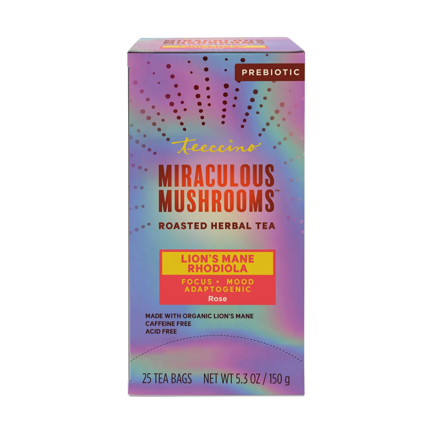Lion's Mane Rhodiola Rose Mushroom Herbal Tea - Image 5