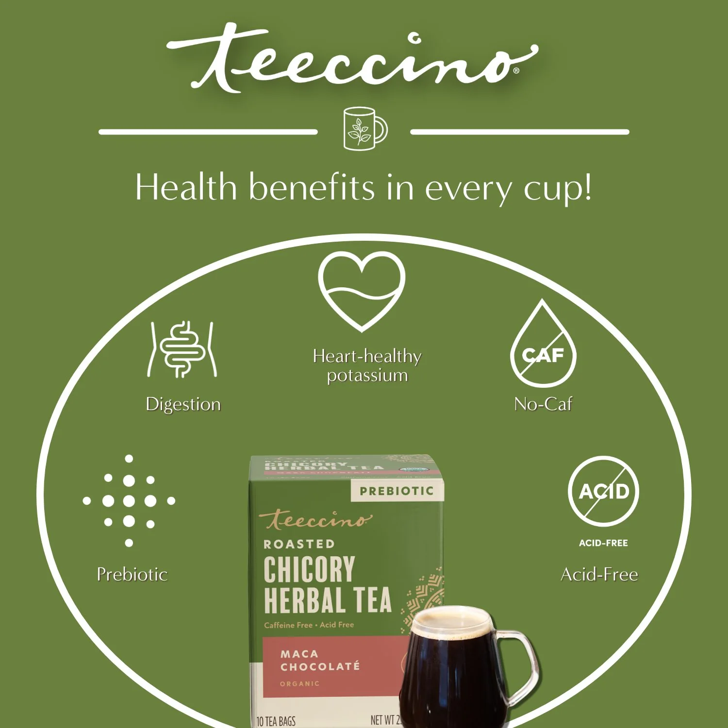 Maca Chocolate Roasted Herbal Tea - Image 17