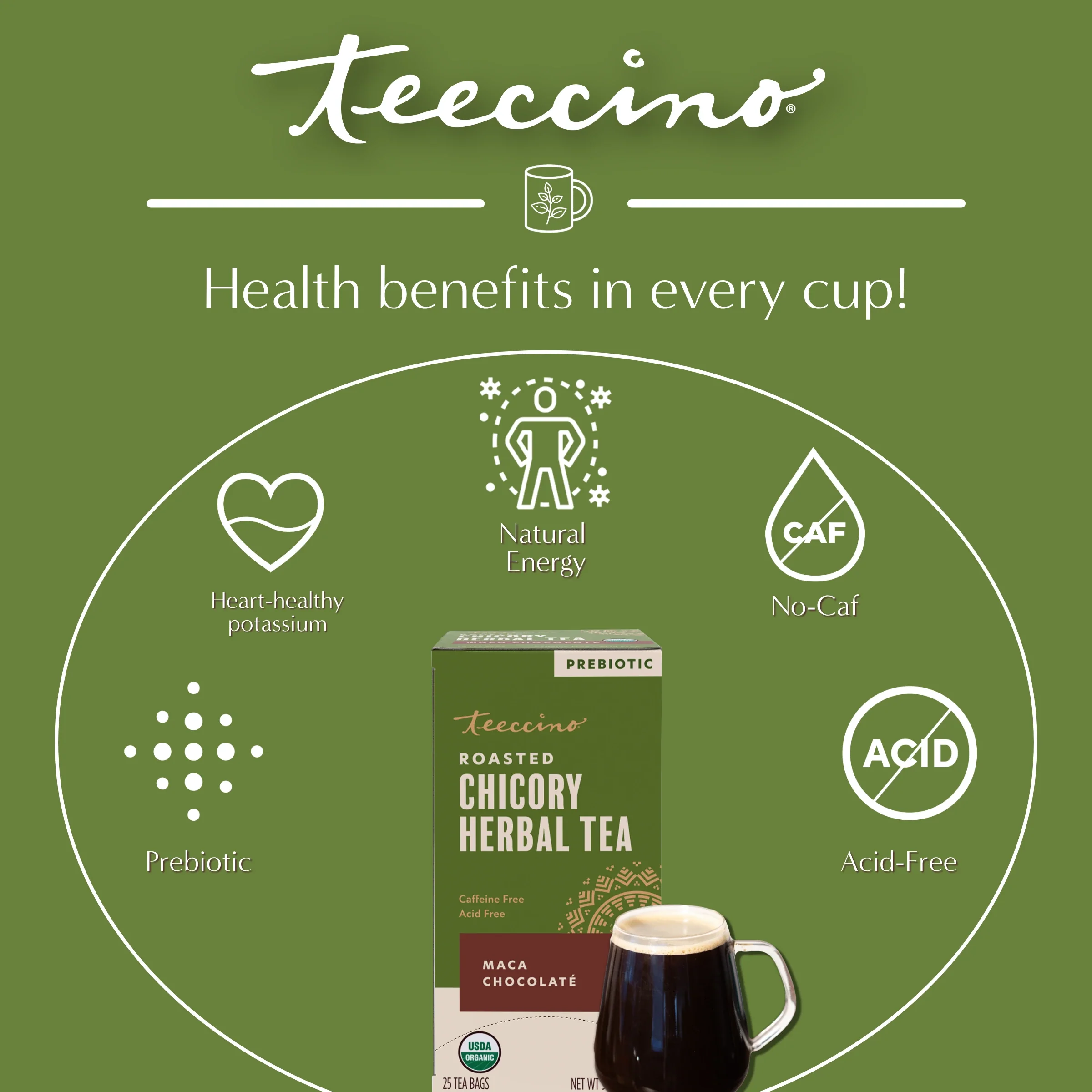 Maca Chocolate Roasted Herbal Tea - Image 27