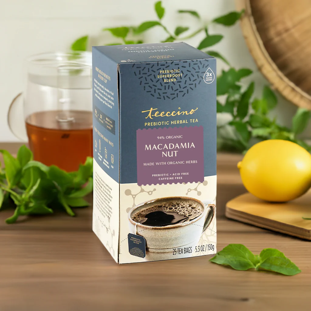 Macadamia Nut Prebiotic SuperBoost Herbal Tea - Image 2
