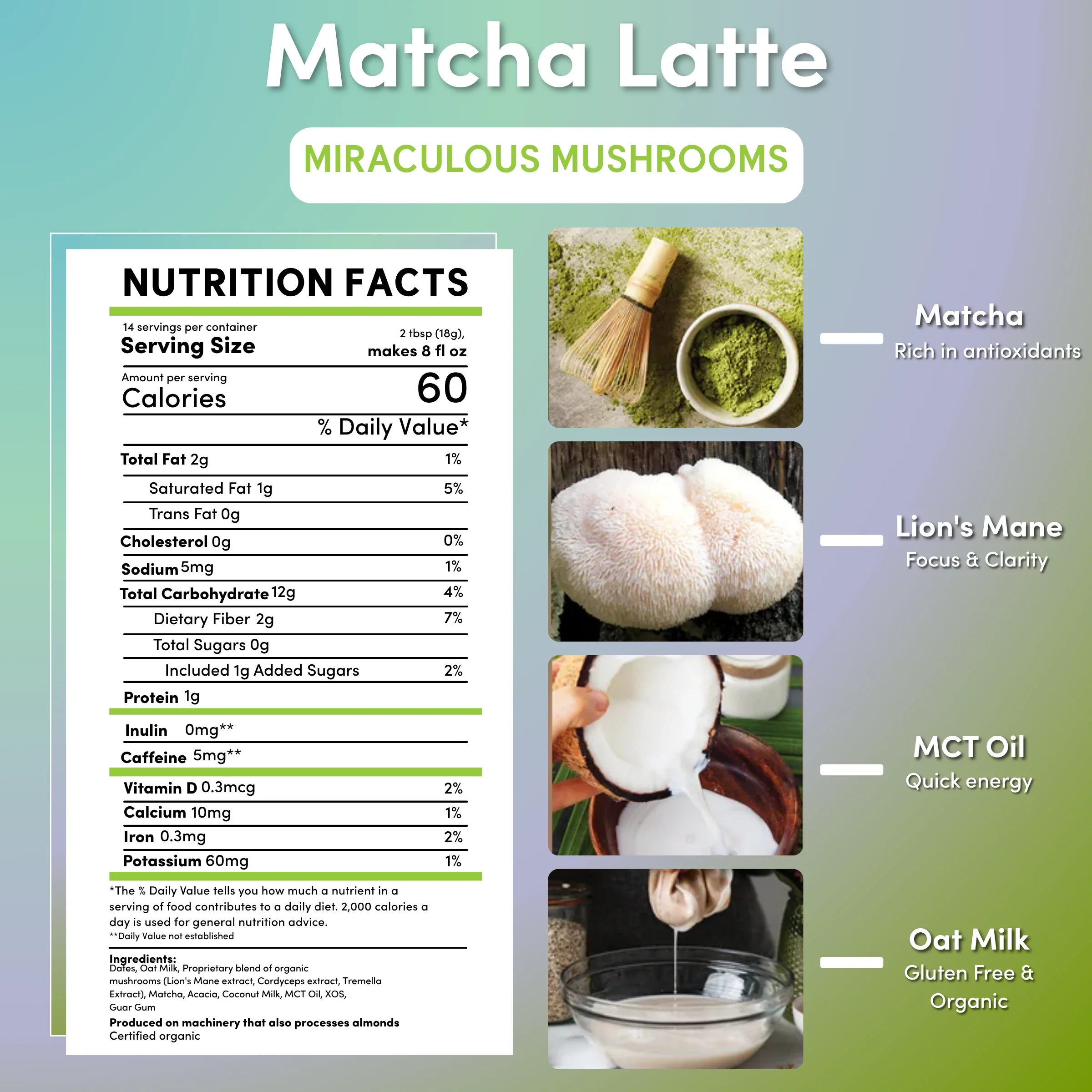 Miraculous Mushrooms® Matcha Latte - Image 15