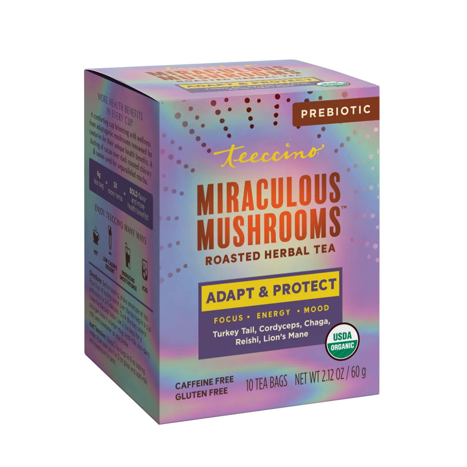 Miraculous Mushrooms® Adapt & Protect Herbal Tea - Image 7