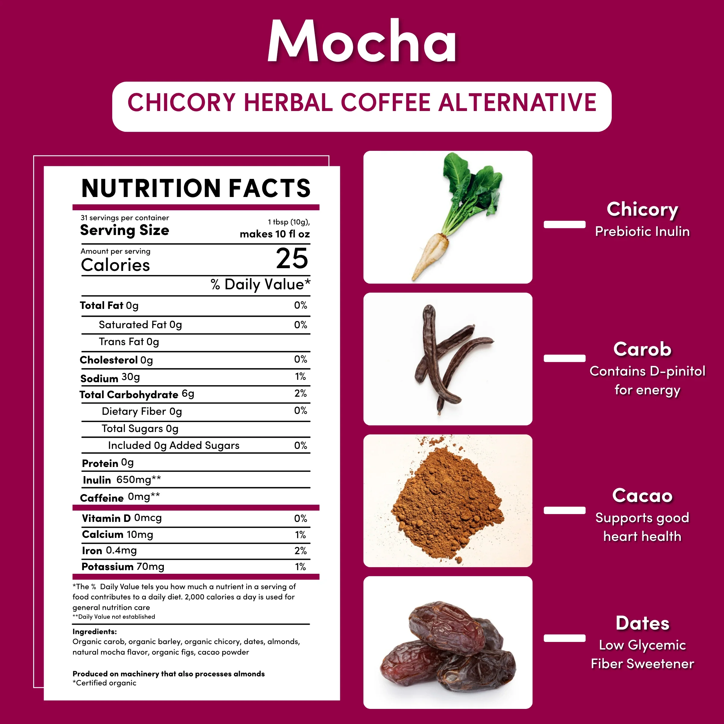 Mocha Chicory Herbal Coffee - Image 19