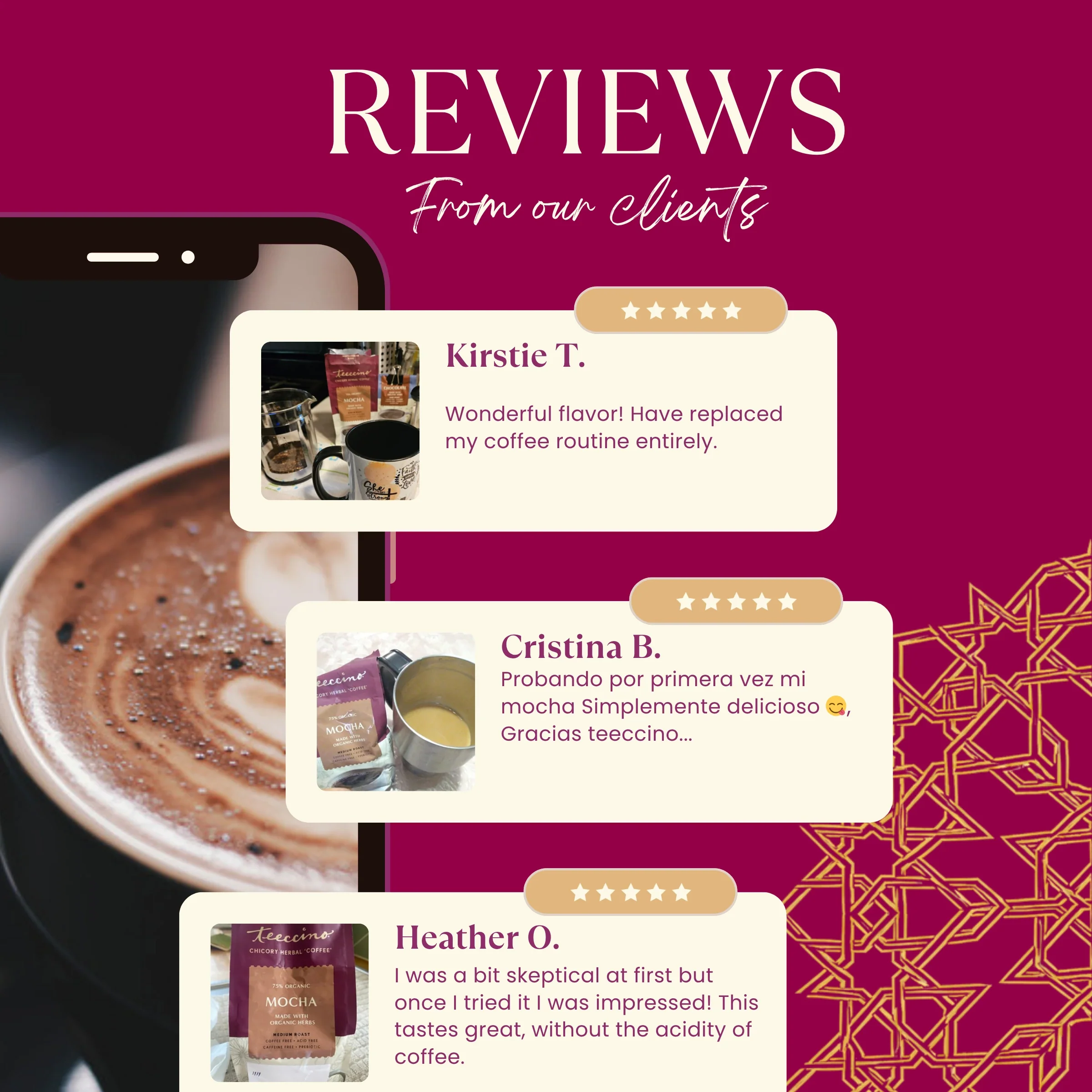 Mocha Chicory Herbal Coffee - Image 4