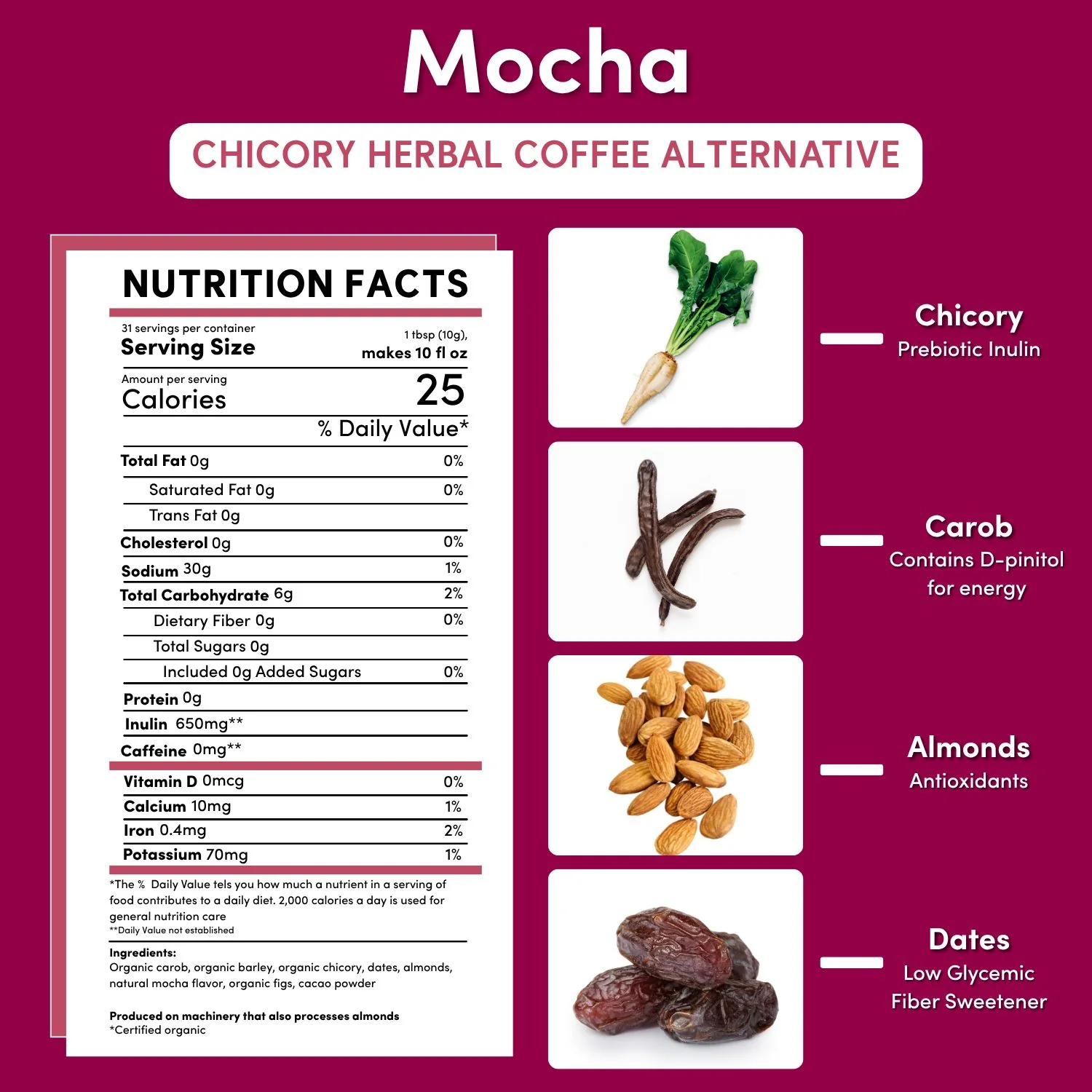 Mocha Chicory Herbal Coffee - Image 9