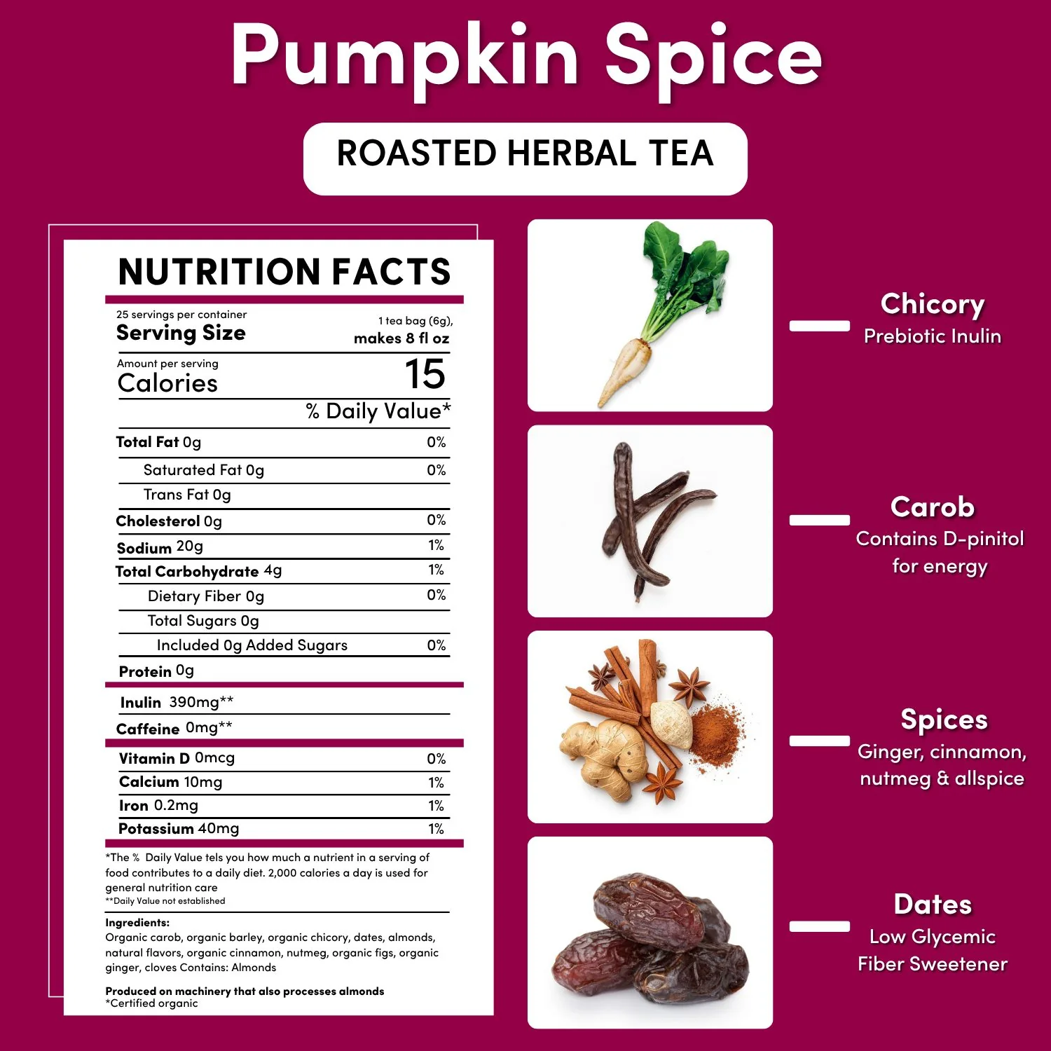 Pumpkin Spice Roasted Herbal Tea - Image 11