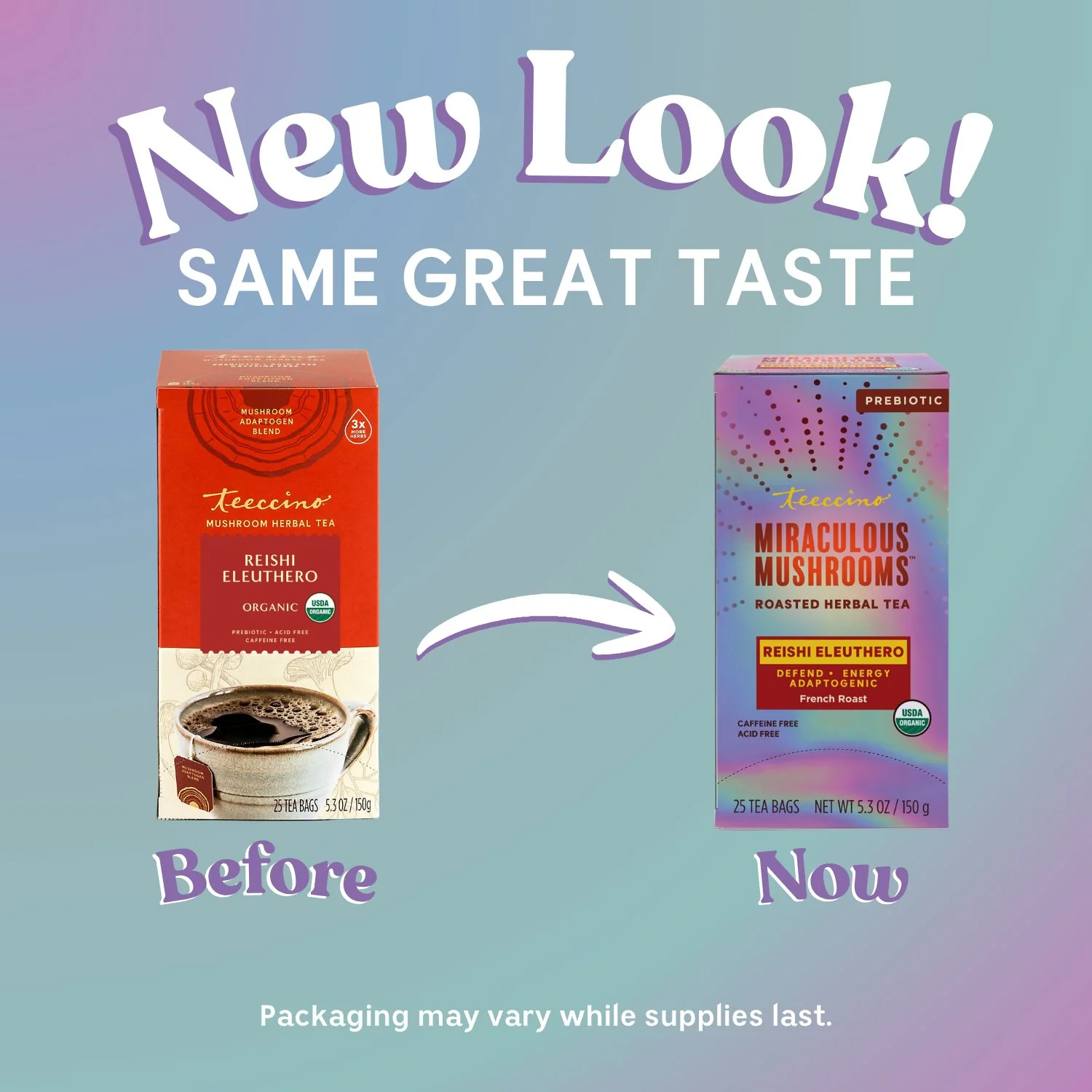 Reishi Eleuthero French Roast Mushroom Herbal Tea - Image 13