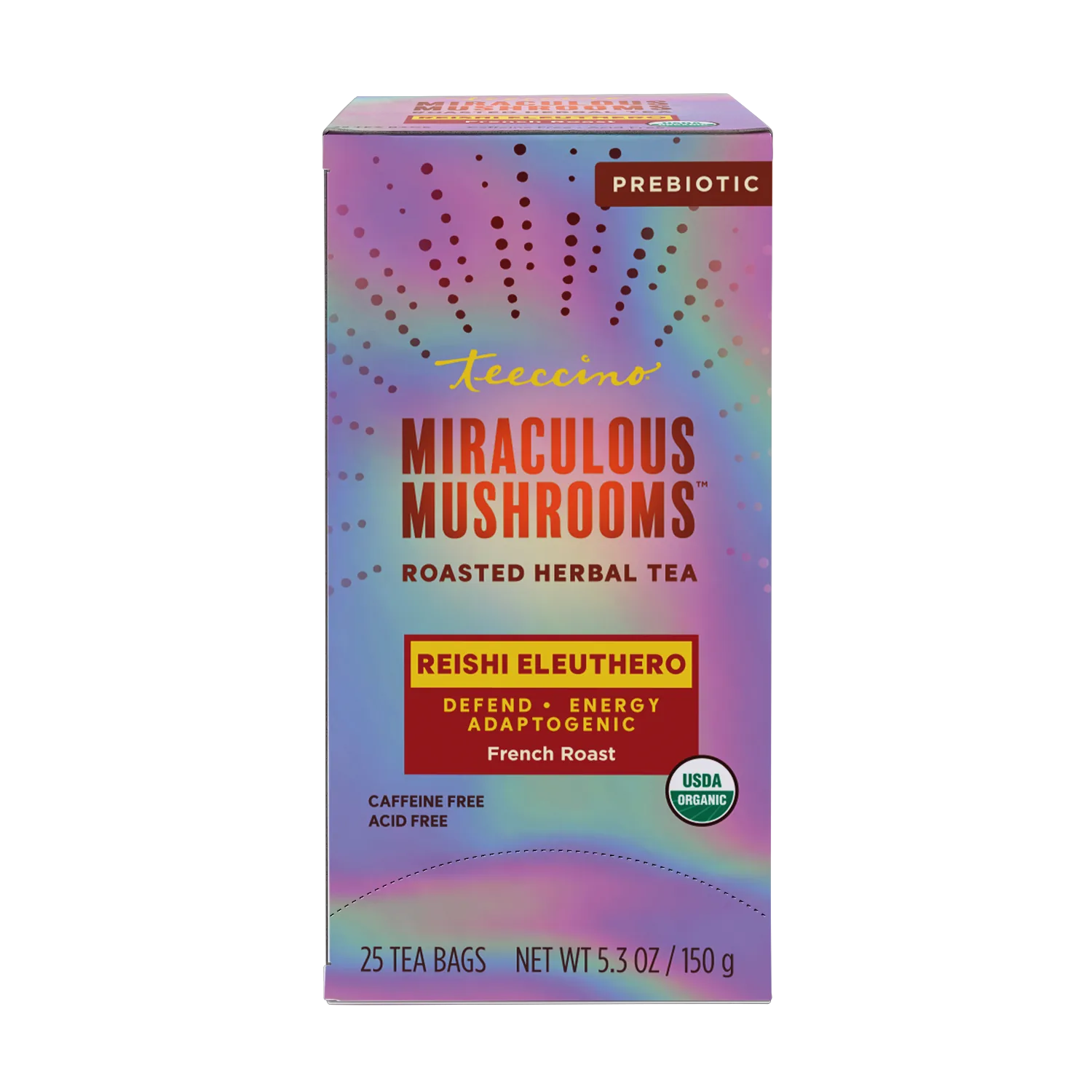 Reishi Eleuthero French Roast Mushroom Herbal Tea - Image 3