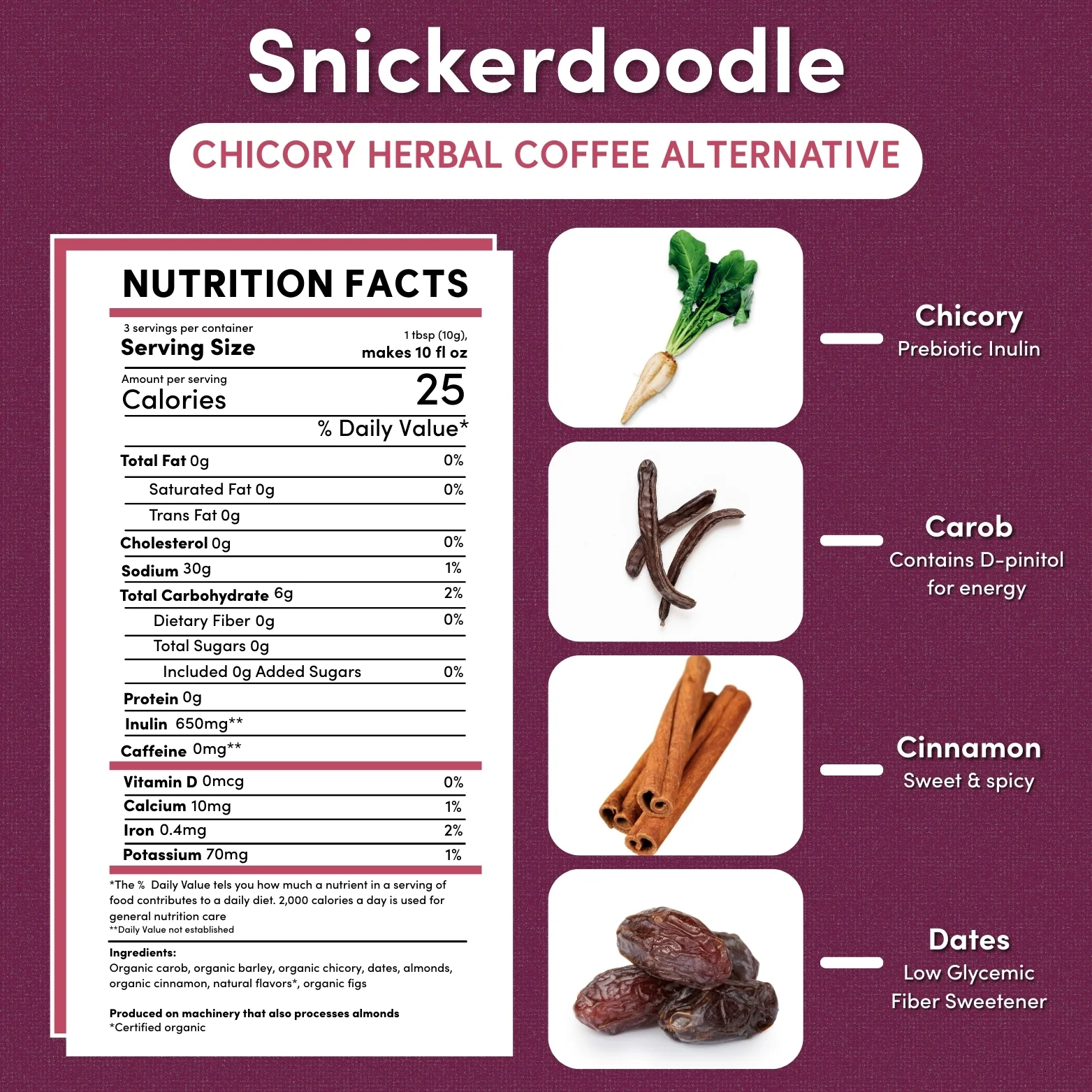 Snickerdoodle Chicory Herbal Coffee - Image 7