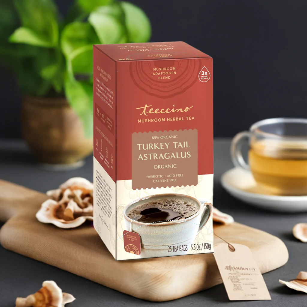 Turkey Tail Astragalus Toasted Maple Mushroom Herbal Tea - Image 5