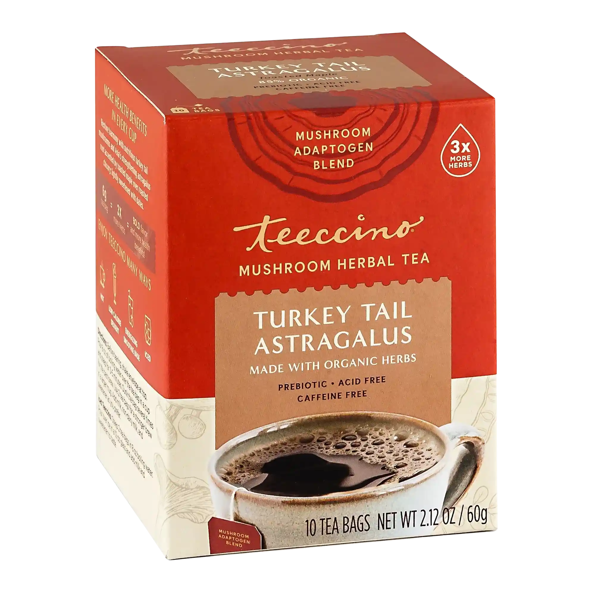 Turkey Tail Astragalus Toasted Maple Mushroom Herbal Tea - Image 6