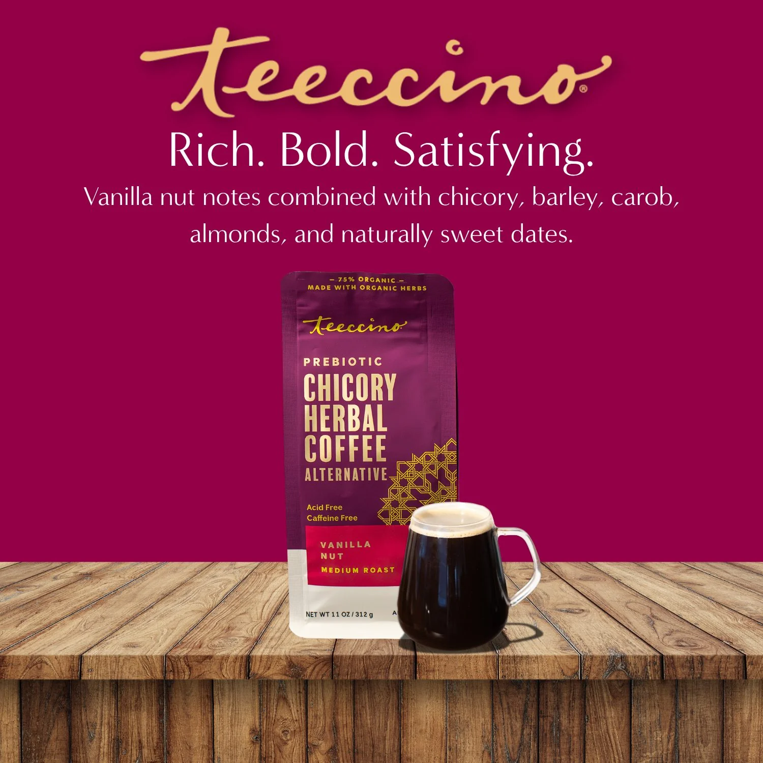 Vanilla Nut Chicory Herbal Coffee - Image 11