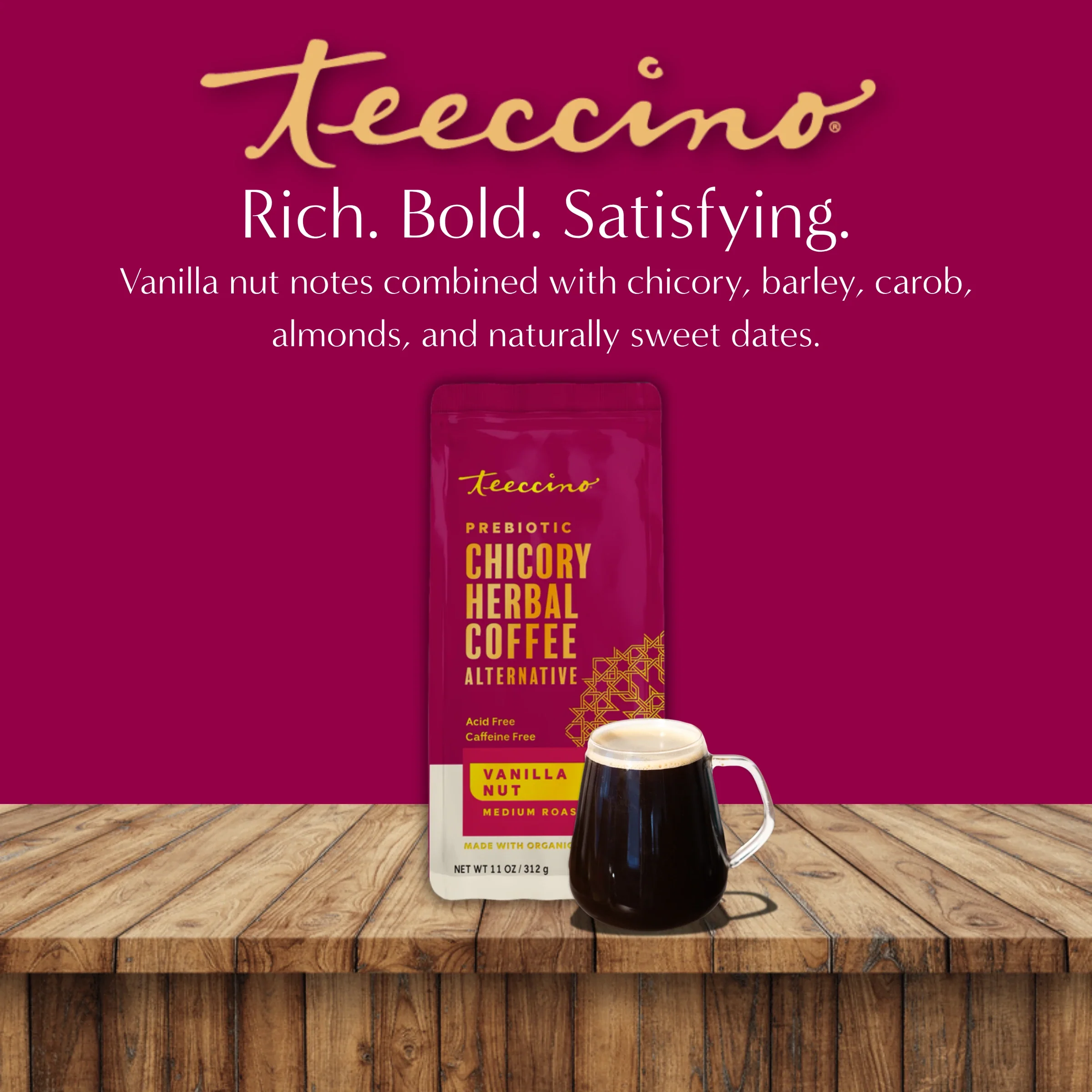 Vanilla Nut Chicory Herbal Coffee - Image 18